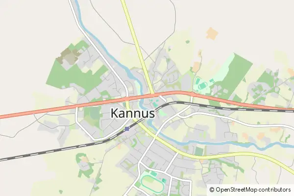 Mapa Kannus