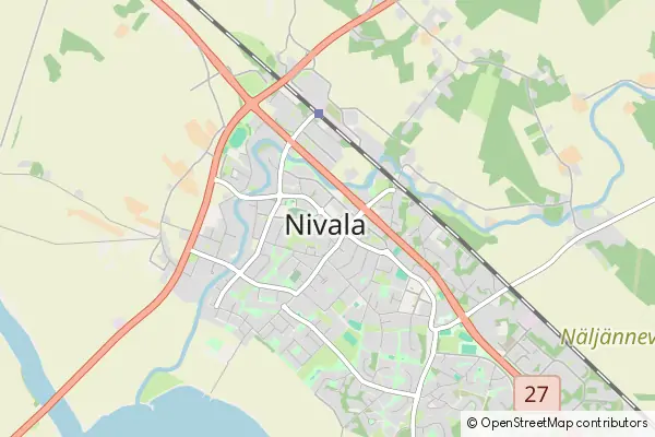 Mapa Nivala