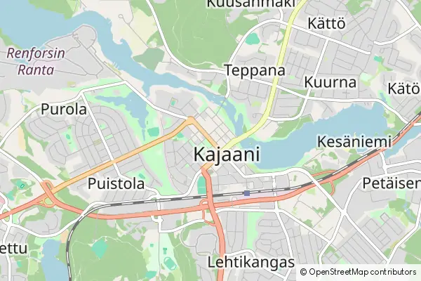 Mapa Kajaani