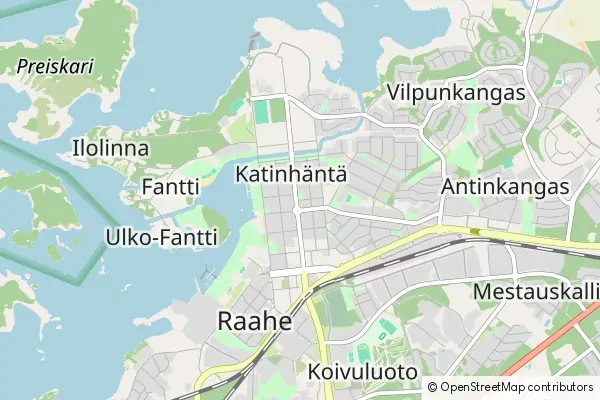 Mapa Raahe