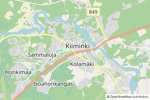 Mapa Kiiminki