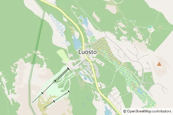 Mapa Luosto