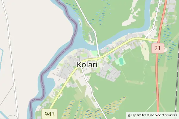 Mapa Kolari