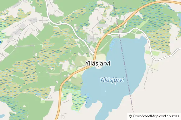 Mapa Yllasjarvi