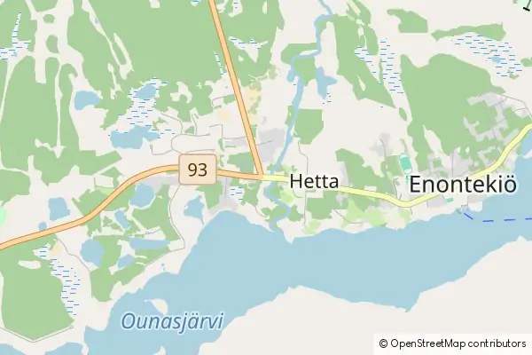 Mapa Enontekiö