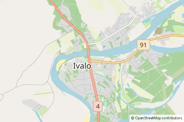 Mapa Ivalo