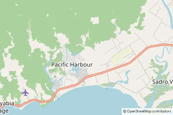 Mapa Pacific Harbour