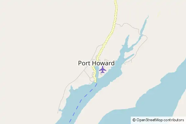 Mapa Port Howard