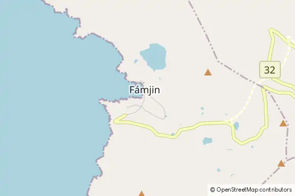 Mapa Fámjin