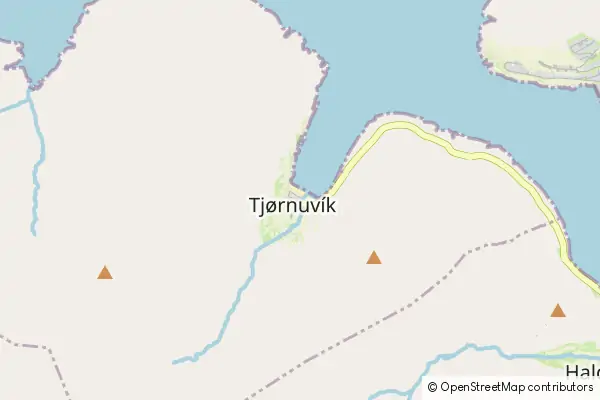 Mapa Tjornuvik