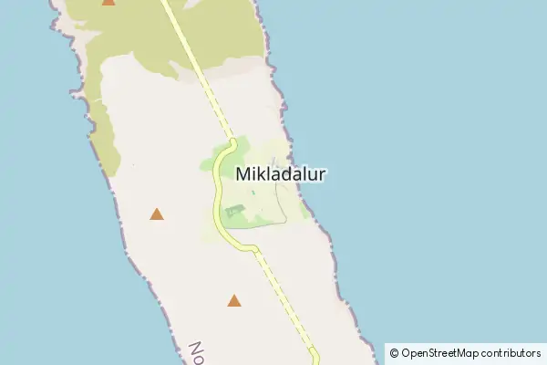 Mapa Mikladalur