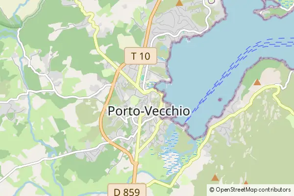 Mapa Porto-Vecchio