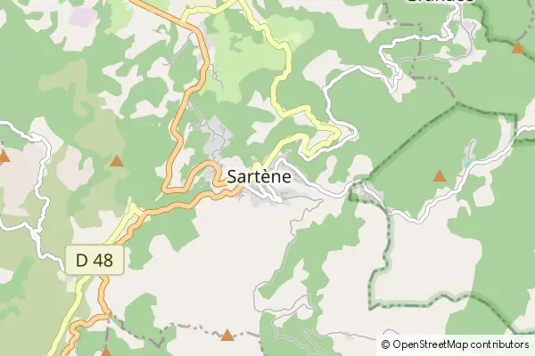 Mapa Sartène