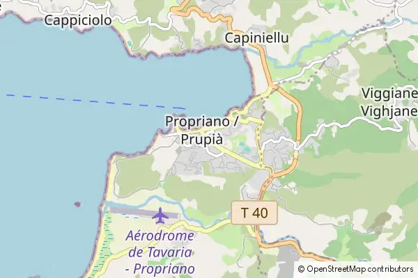 Mapa Propriano