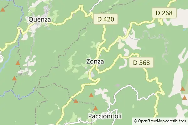 Mapa Zonza