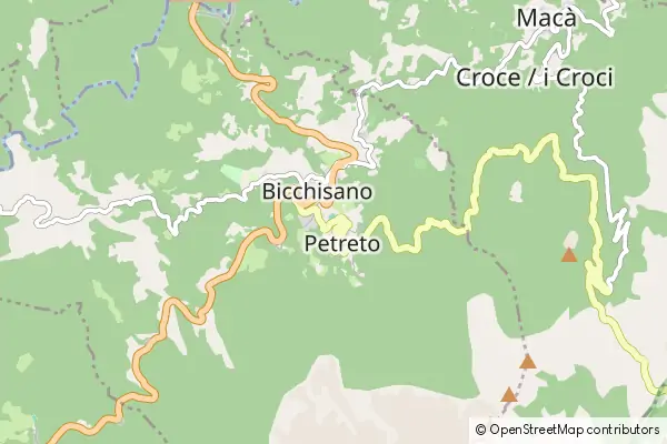 Mapa Petreto-Bicchisano