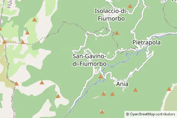 Mapa San-Gavino-di-Fiumorbo