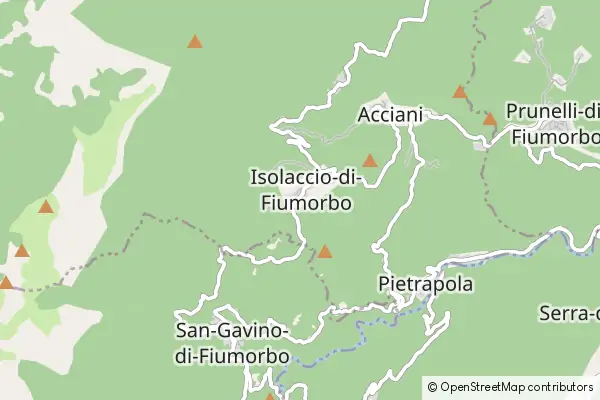 Mapa Isolaccio-di-Fiumorbo