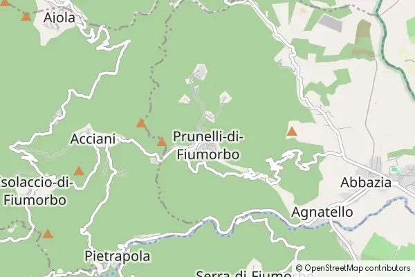 Mapa Prunelli-di-Fiumorbo