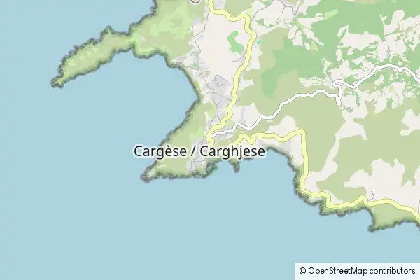 Mapa Cargèse