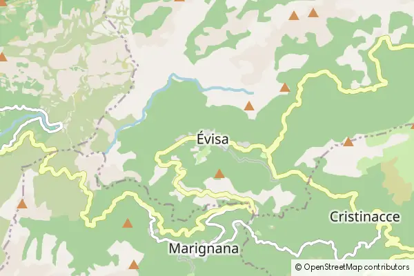 Mapa Évisa