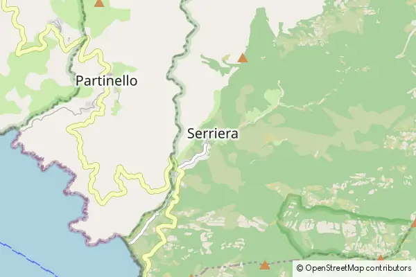 Mapa Serriera