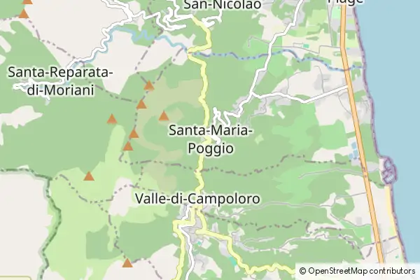 Mapa Santa-Maria-Poggio