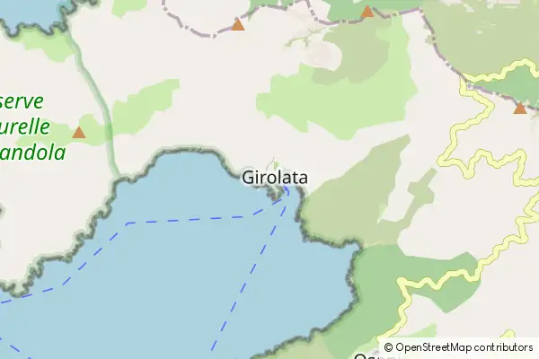 Mapa Girolata