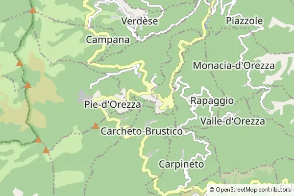 Mapa Piedicroce