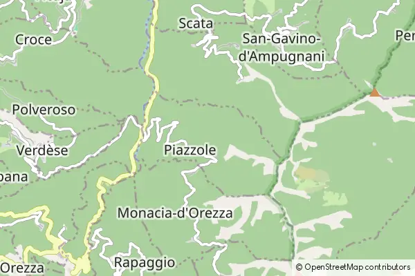 Mapa Piazzole