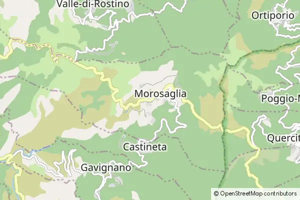 Mapa Morosaglia