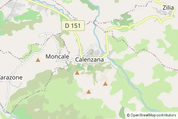 Mapa Calenzana