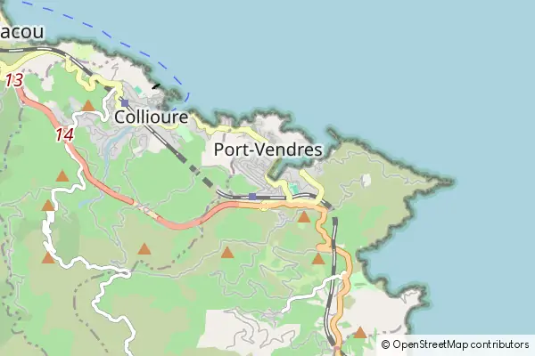 Mapa Port-Vendres