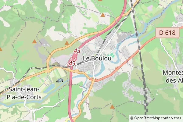 Mapa Le Boulou