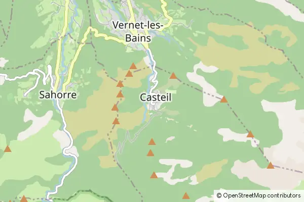 Mapa Casteil