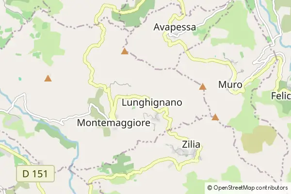 Mapa Montegrosso