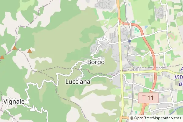 Mapa Borgo