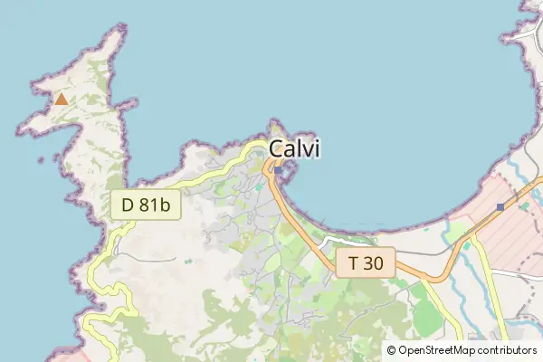 Mapa Calvi