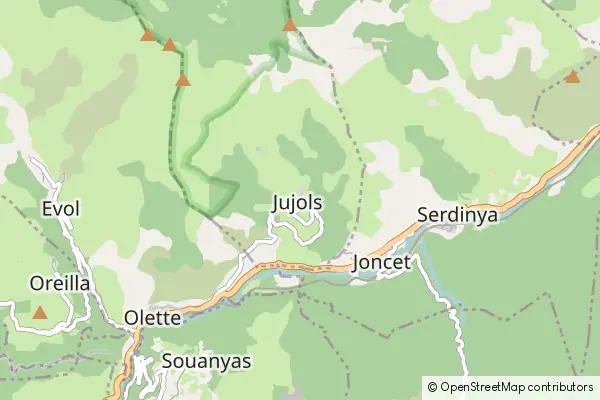 Mapa Jujols