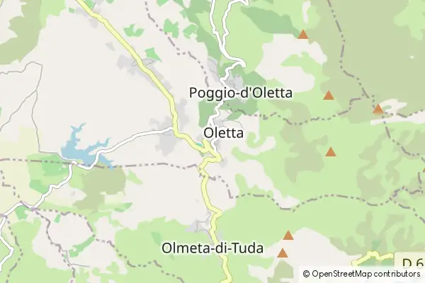 Mapa Oletta