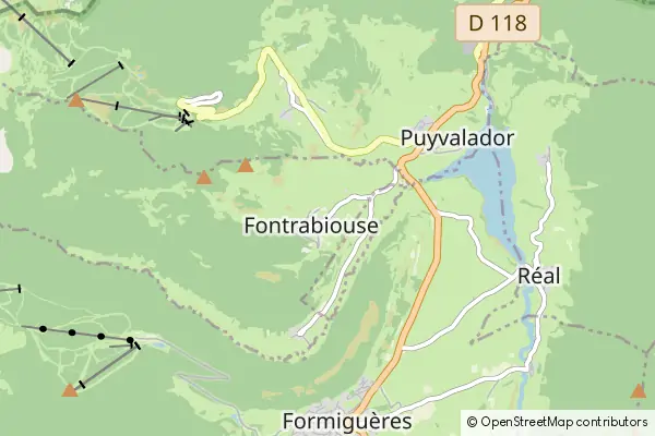 Mapa Fontrabiouse