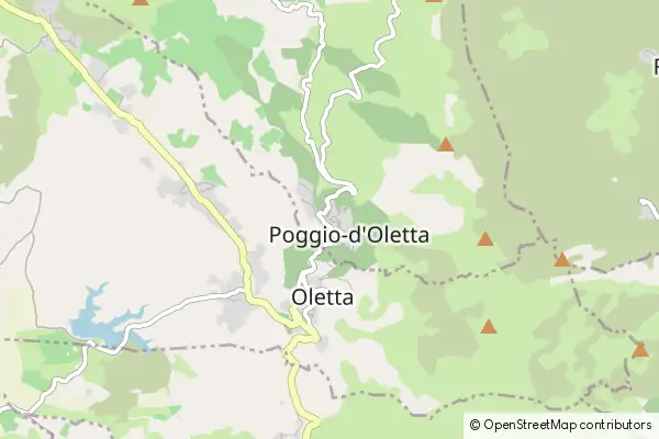 Mapa Poggio-d'Oletta