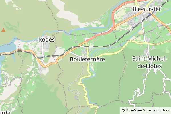 Mapa Bouleternère