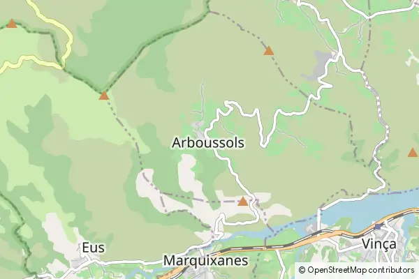 Mapa Arboussols