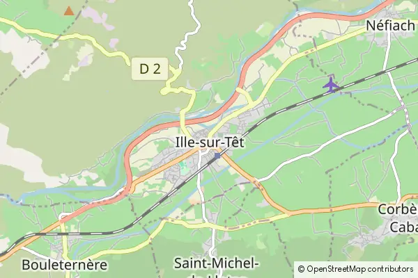 Mapa Ille-sur-Têt