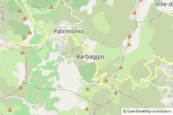 Mapa Barbaggio