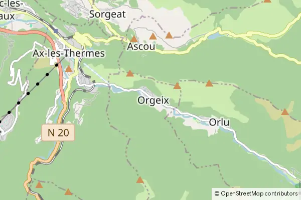 Mapa Orgeix