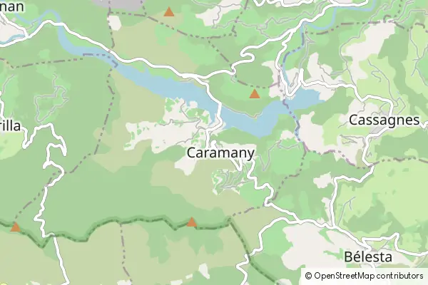 Mapa Caramany