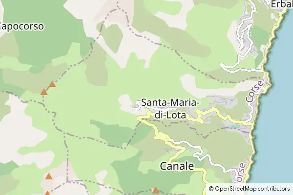 Mapa Santa Maria di Lota