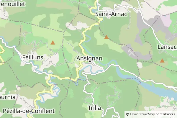 Mapa Ansignan